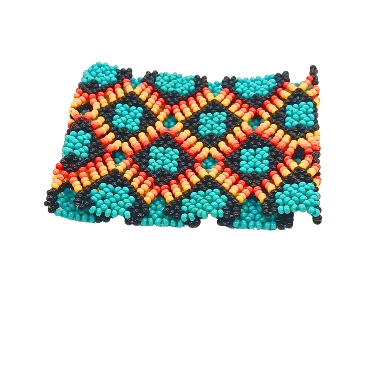 Pulseira de Miçangas Arte Indígena Branco | Waura | 150013