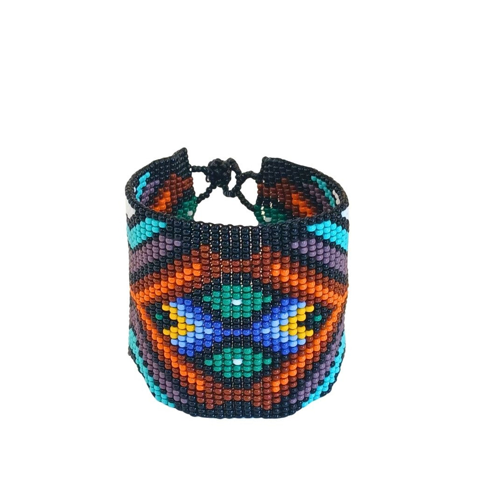 Pulseira de Miçangas Arte Indigena | Etnia Fulni-Ô | 427