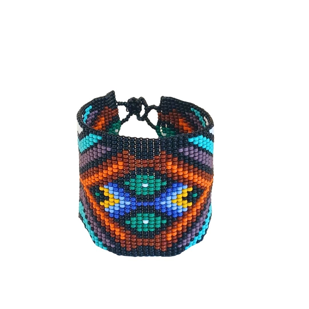 Pulseira de Miçangas Arte Indigena | Etnia Fulni-Ô | 427