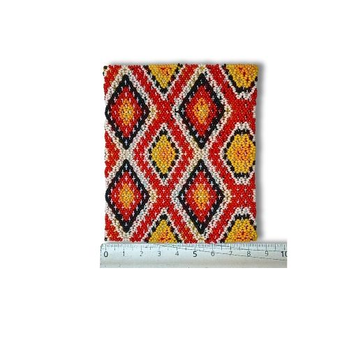 Pulseira De Miçangas Arte Indígena Elástica |waura| 1383