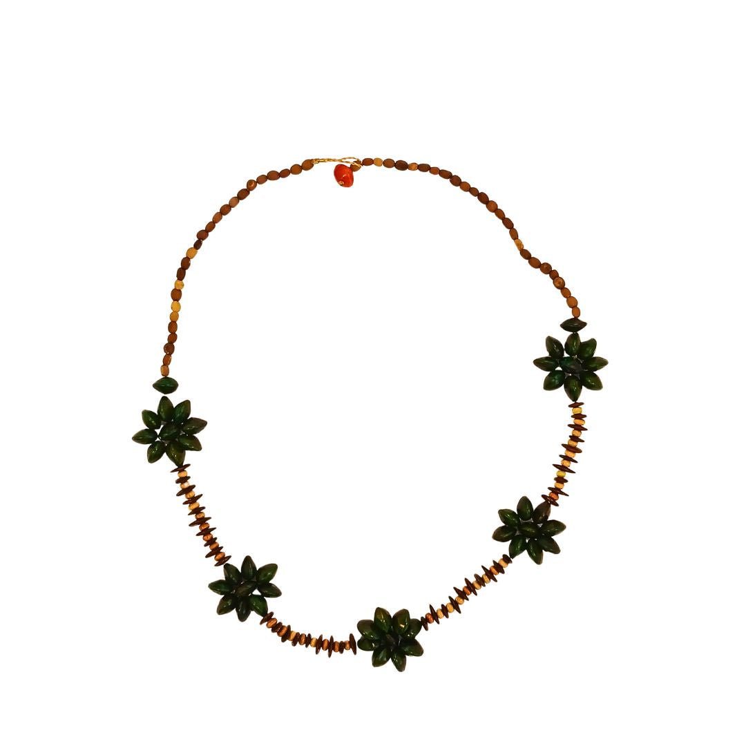 Colar de sementes Arte Indigena | Pataxó | 21199
