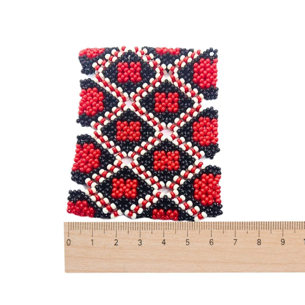 Pulseira de Miçangas Arte Indígena Elástica | Waura | 975