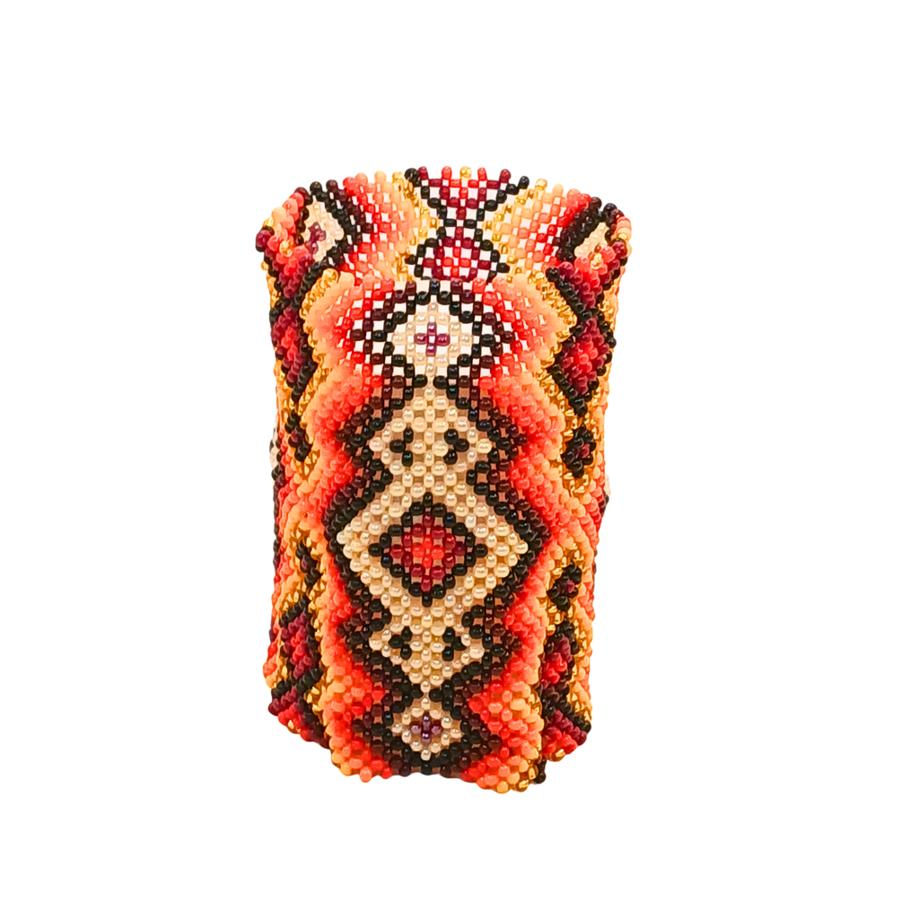 Pulseira de Miçangas Arte Indígena | Etnia Yawanawa | 141183