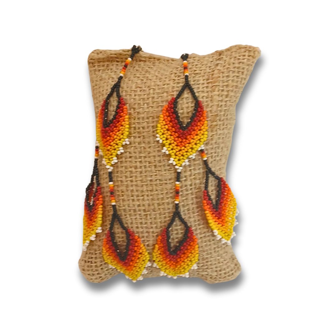 Brincos de Miçangas Arte Indígena |Waura| 1525