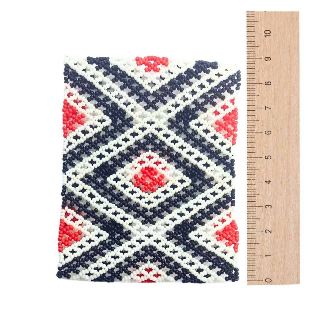 Pulseira de Miçangas Arte Indígena Elástica | Waura | 959