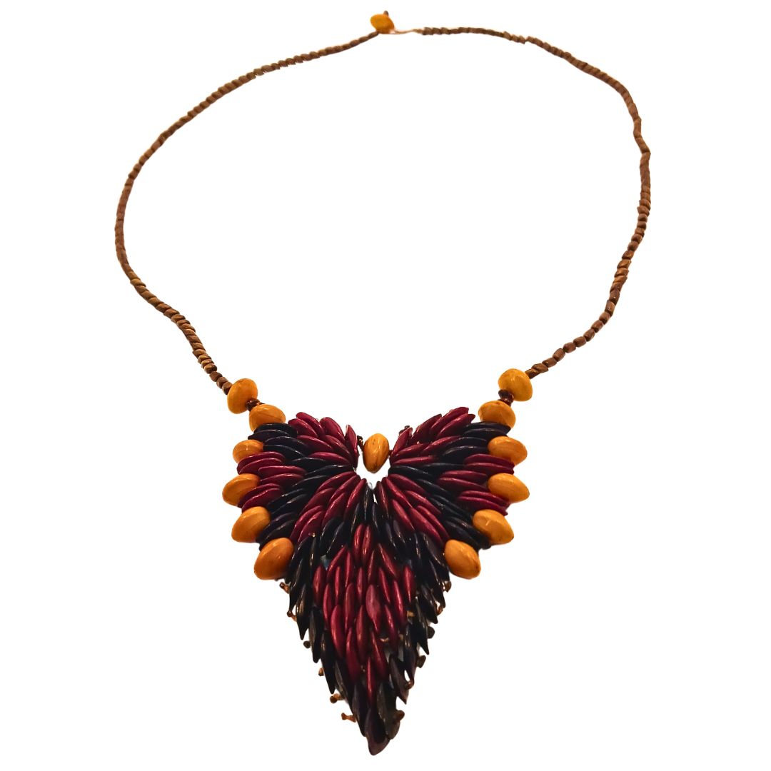 Colar de sementes Arte Indigena | Pataxó | 21194