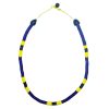 Colar Coral Azul/Amarela | Waura | 917